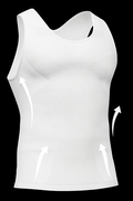 MaxxTEEM Seamless Gynecomastia Chest Compression Shirt