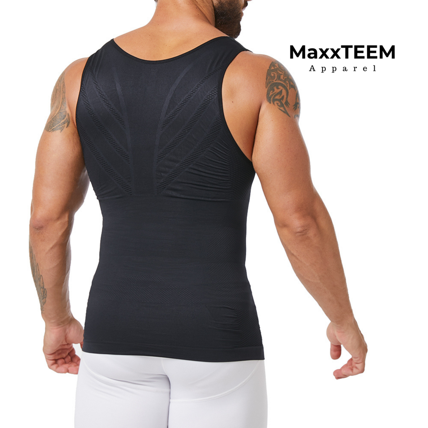 MaxxTEEM Seamless Gynecomastia Chest Compression Shirt