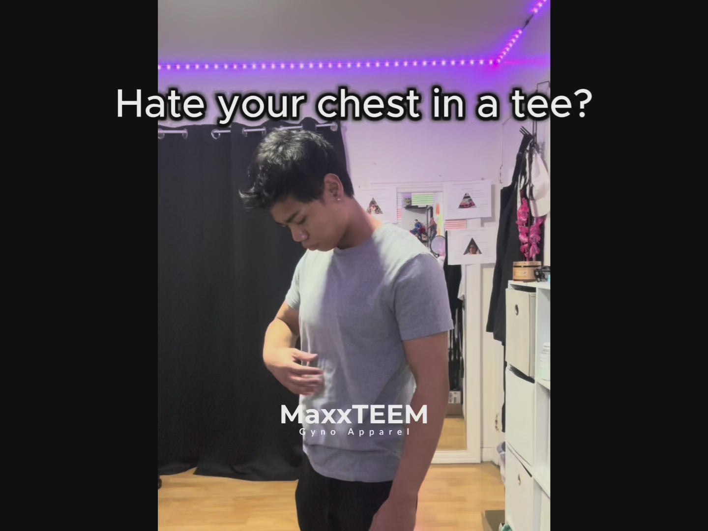MaxxTEEM Seamless Gynecomastia Chest Compression Shirt